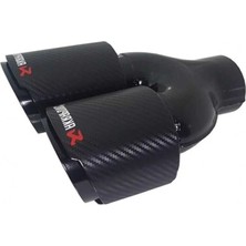 Özgürce 100 Lük Akrapovic Egzoz Ucu Sağ Çift Çıkış, Yüksek Performans