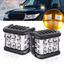 Özgürce 12 LED Offroad Tepe Sis Lambası Seti, Dayanıklı Alüminyum Kasa, 36W