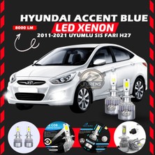 Özgürce Yüksek Performanslı LED Xenon Sis Farı H27 Uyumlu Hyundai Accent Blue 2011-2021