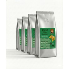 Brezilya Yellow Bourbon Yöresel Filtre ve Çekirdek Kahve (%100 Arabica) - 4X250 gr