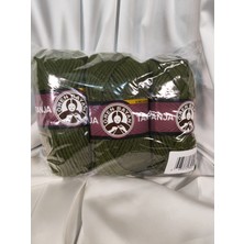 Ören Bayan Tanja Yeşil El Örgü Ipi 3 Adet Renk - 077