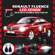 Özgürce Kısa Far LED Xenon Işık Seti, 2010-2016 Renault Fluence Uyumlu