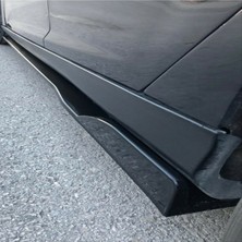 Özgürce 4 Serisi G22 2020+ F30 Yan Marşpiyel Lip Seti, Siyah, 2 Parça