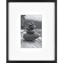 Astera 20X25 cm Siyah Metal Galeri Çerçevesi (10X15 Paspartulu)