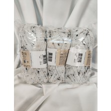 Ören Bayan Favori Tweed Beyaz El Örgü Ipi (3 Adet) - Renk: 100B