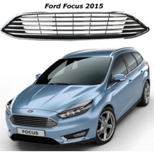 Özgürce Focus Titanium Krom Ön Tampon Panjuru 2015 ve Sonrası Modeller Için