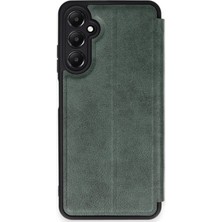 Storozde Newface Samsung Galaxy A36 Kılıf Flip Cover - Koyu Yeşil