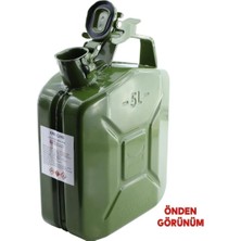 Özgürce 5l Metal Benzin Bidonu, Dayıklı ve Taşınabilir Akaryakıt Deposu