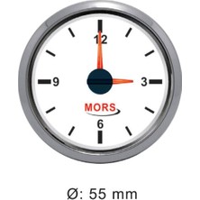 Özgürce Şık Beyaz Zaman Saati, Zarif ve Güvenilir Tasarım