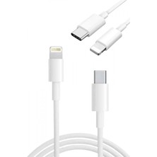 Marsilyan Type-C Ligtning 30W Ios Şarj Kablosu Hızlı Şarj Kablosu
