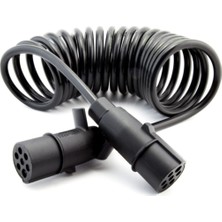 Özgürce 7 Pinli N Tipi Tır Dorse Elektrik Kablosu 4,5 Metre Standart Tip