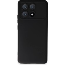 Storozde Newface Xiaomi Poco X6 Pro Kılıf Nano Içi Kadife Silikon - Siyah