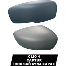 Özgürce Captur Sağ Ayna Kapak Icon 963747201R, Yedek Parça, Otomobil Aksesuarı