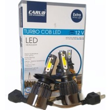 Özgürce Yüksek Parlaklık Xenon LED H4 12V Turbo Cob Otomobil Farı