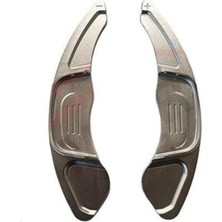 Özgürce Volkswagen Golf 7 Uyumlu Paddle Shift F1 Vites Kolu, Şık ve Dayanıklı Gümüş