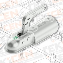 Özgürce 750 kg Römork ve Karavan Kaplin, Yuvarlak 70 mm Bağlantı