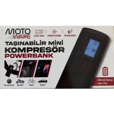 Özgürce Dünyaya Bağlı Mini Kompresör ve Powerbank Çok Fonksiyonlu Taşınabilir Cihaz