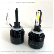 Özgürce Duo LED Xenon H27 12V LED Ön Farı, Parlak ve Dayanıklı Işık Performansı