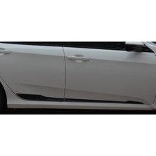 Özgürce Piano Siyah Yan Kapı Çıtası, Honda Civıc Fc5 2016-2021, Oem Orijinal