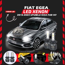Özgürce Kısa Far Uyumu Fiat Egea 2015-2023 Premium Series LED Xenon H7