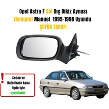 Özgürce Sol Dış Dikiz Aynası, Manuel, 1995-1998 Uyumlu Astra F