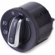 Özgürce Krom Marka Dışı Far Açma Kapama Anahtarı, Uyumlu ve Şık Tasarım