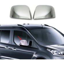 Özgürce 2015 ve Üzeri Ford Connect Abs Plastik Krom Ayna Kapağı 2 Parça