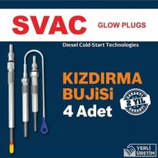 Özgürce Fiat Linea 1.3 Multijet Euro 5 Kızdırma Bujisi 4'lü Set 2007-2014