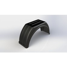 Özgürce Düz Tek Teker Romörk Çamurluğu, Plastik Üstü, Dayanıklı ve Şık Tasarım