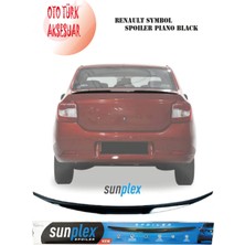 Özgürce Piano Black Renault Symbol Spoiler ile Sportif ve Şık Görünüm