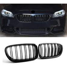 Özgürce 2015 Bmw F10 M5 Çift Çizgi Panjur Seti Piyano Black Uyumlu