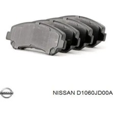 Özgürce Ön Fren Balata Takımı 2007-2012 Nissan Qashqai Benzin Dizel D1060-JD00A