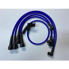 Özgürce Mavi Silikon Performans Buji Kablosu Renault 11 Flash 1.7 8V 87-97 4cc 8.5 mm
