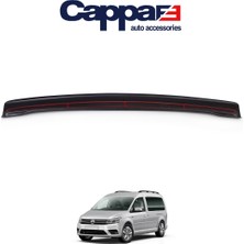 Özgürce Siyah Abs Arka Tampon Eşiği Koruma, Vw Caddy 2015-2020