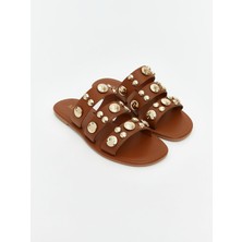 Lc Waikiki Yeni Sezon Deri Görünümlü Kadın Terlik