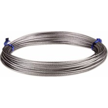Özgürce Paslanmaz Çelik Halat 7X19 2 mm 100 Metre, Dayanıklı ve Yüksek Kalite