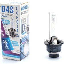 Özgürce D4S 6000K Xenon Ampul Seti, 2 Adet, Güçlü ve Parlak Işık Performansı