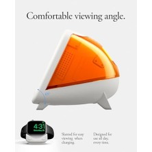 Storemax ile Uyumlu Saat Standı C1 Dayanıklı Silikon Malzeme Tangerine iMac Tasarım Stand - AMP09342