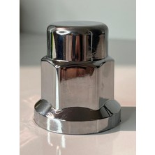 Özgürce 32MM Uzun Krom Bijon Kapağı 80 Adet Set