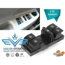 Özgürce Ön Sol Cam Açma Düğmesi Passat B6 2006-2011 1K4959857