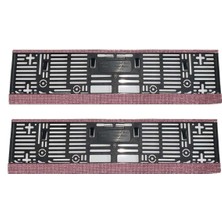 Özgürce Şık Taşlı Araba Ön ve Arka Plakalık Seti, Estetik ve Dayanıklı Tasarım