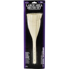 Storemax & Langnickel Oriental Hake Geniş Alan Fırçası - 3'lü Paket, Beyaz, 41 x 3,5 x 11,5 cm