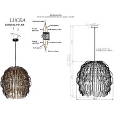 Storemax Dresa 04 50’lik Tekli Sarkıt, Doğal Ahşap