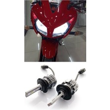 Özgürce H7 LED Far Ampulü, 2 Adet, Güçlü ve Parlak Motosiklet Aydınlatması