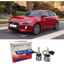 Özgürce Beyaz LED Xenon Sis Far Ampulü H8 Duo 2014-2020 Hyundai I30 Uyumlu