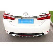 Özgürce Gri Kare Egzozlu Amg Difüzör, Toyota Corolla 2013-2018 Için Şık Tasarım