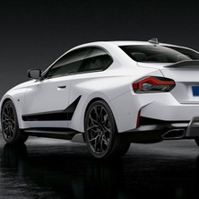 Özgürce Parlak Siyah Bmw Uyumlu Marşpiyel Flap Seti Tüm Modeller Için