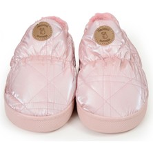 Peluche Pembe Kadın Ev Terliği Mkv3 - 1