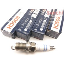 Bosch Yüksek Performanslı 4’lü Double Platinum Buji Set, Güçlü ve Dayanıklı