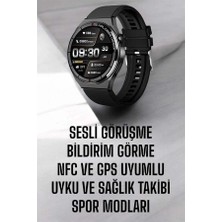 SHC4200 Akıllı Saat Nabız Sensörlü Bildirim Görebilen Spor Modları Gps Takibi